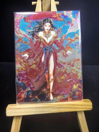 无佣金 不寄存 不收拍 这期链接少  主攻奇点（有大佬赞助）需要多宫大佬请私聊 部分卡牌设有底价（不想玩的那么累，即使有底价也会比市场价便宜的多，懂的自然懂） 拒绝小号抬价 大家放心拍 所有拍品部分套有卡膜 部分卡牌多宫 自制卡牌 不包厂瑕 放大镜 品控 勿拍 流拍商品会循环 感谢大家支持 留个关注 不定时上新 谢谢 - 奇点卡牌 宗Rich 玄灵谱  女魃-冷烫