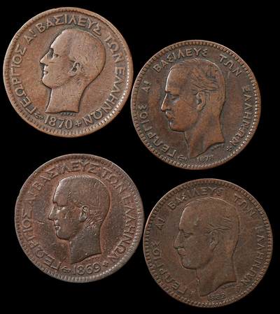 修遠堂世界钱币第九十八期 - 希腊老铜币一组