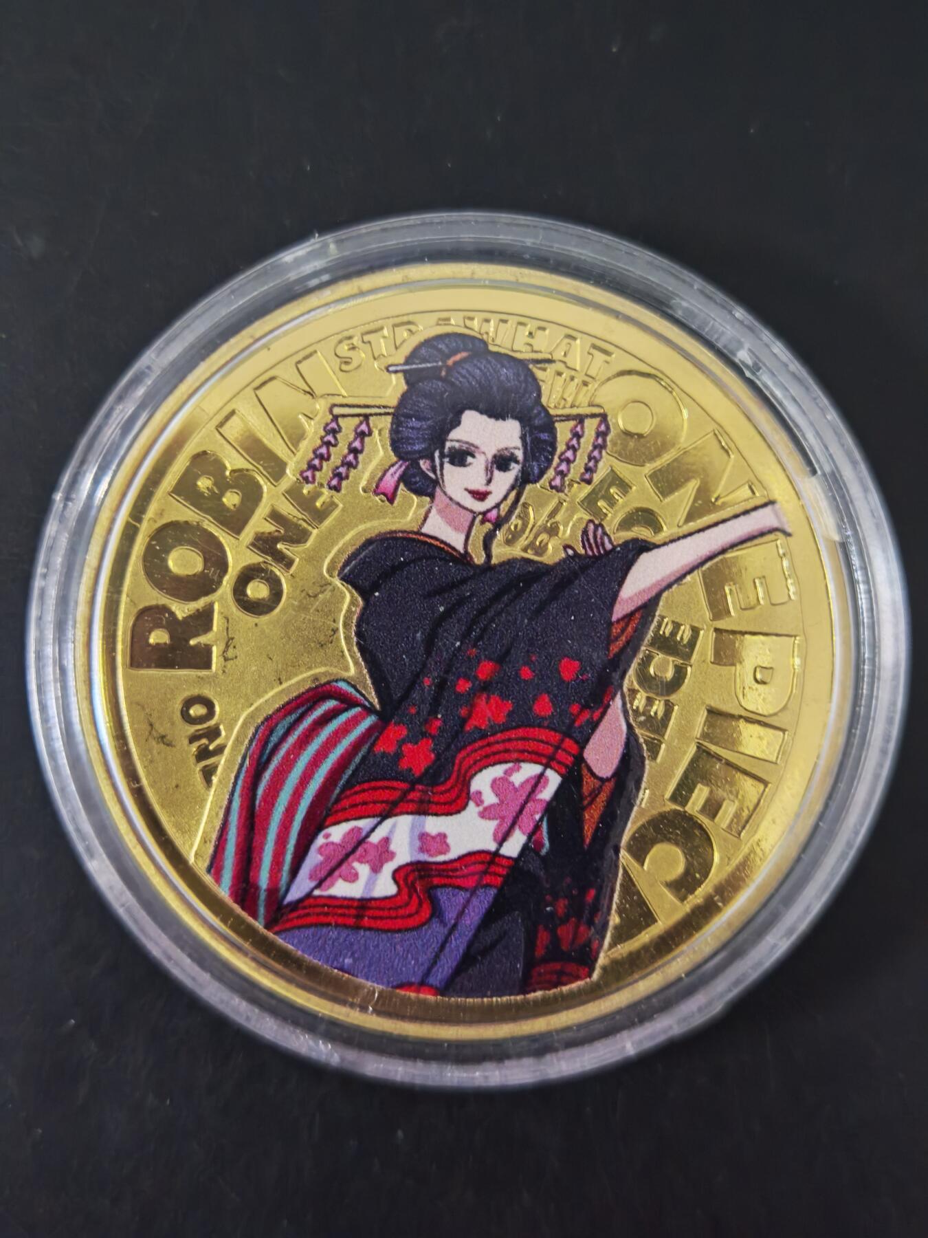 琦卡当当铺～第26期★★各种小漏~支持寄存★★~【9点40结束】扫码加群抽[包邮券]~ 欧卡-海贼王-罗宾-金属币-1个