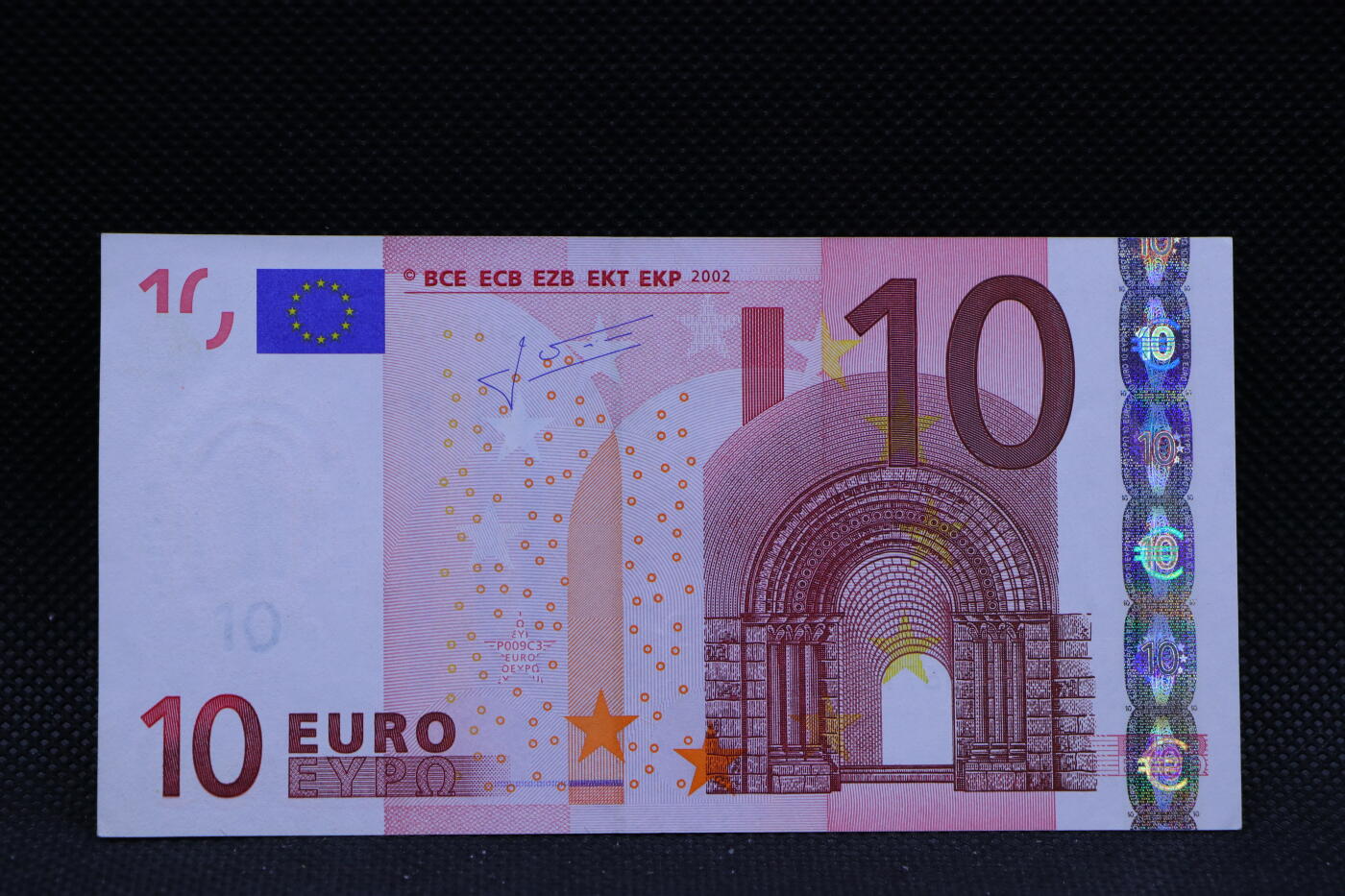 【淘币小摊】限时拍第八百三十四拍  纸币场  满百包邮可预留两周  周一统一发货    2002年10欧元纸币【有折】