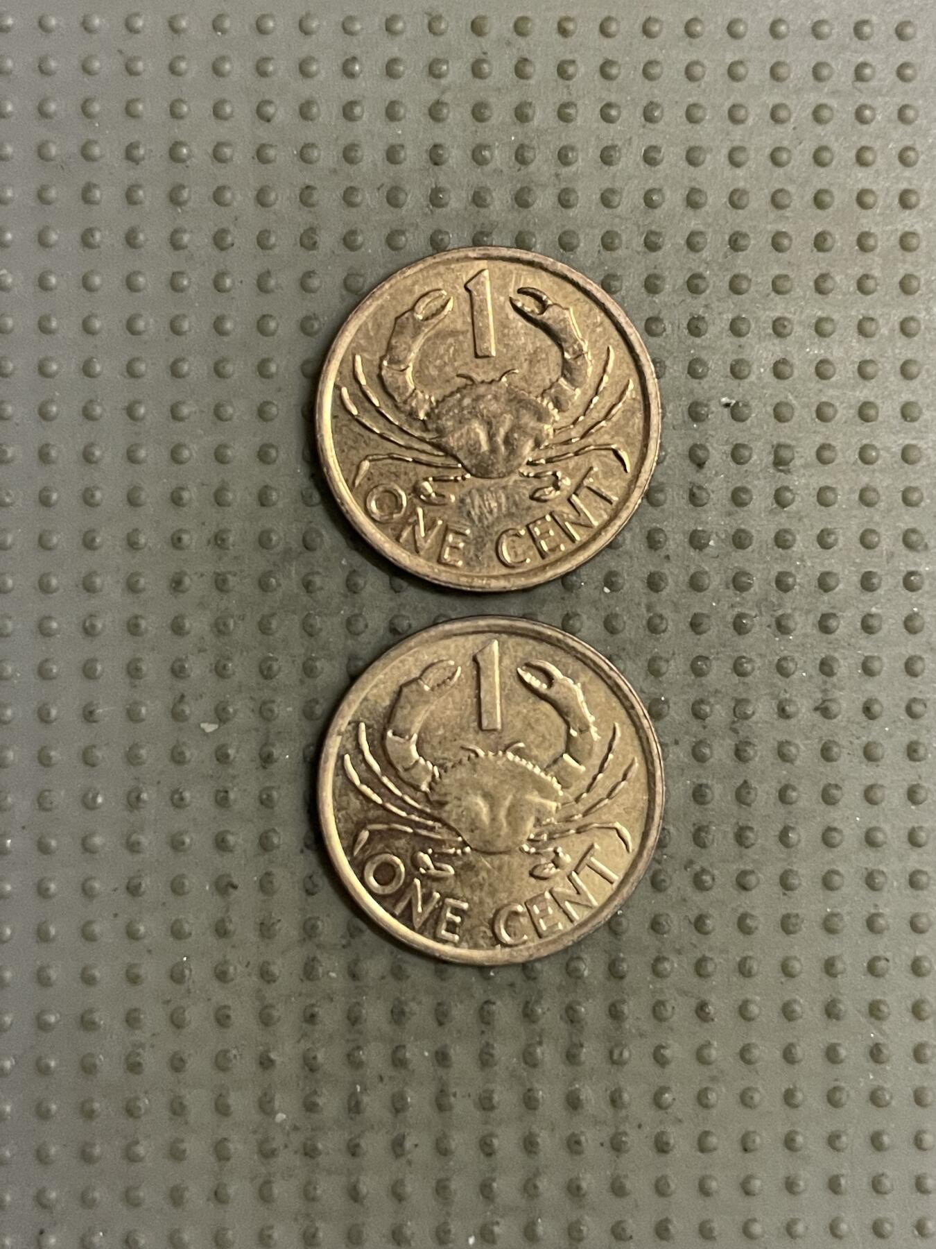 2025年第142场各国散币拍卖（总第142场） 塞舌尔2014年1分2枚