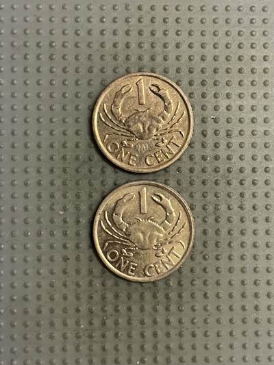 2025年第142场各国散币拍卖（总第142场） - 塞舌尔2014年1分2枚