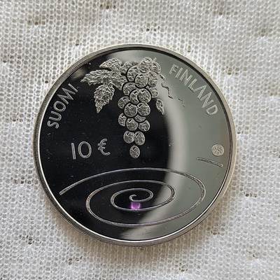 道一币馆币章第一百六十场 - 芬兰2014年插画师埃米尔·威克斯特罗姆诞辰150周年10欧元银币 10g 500s  10000