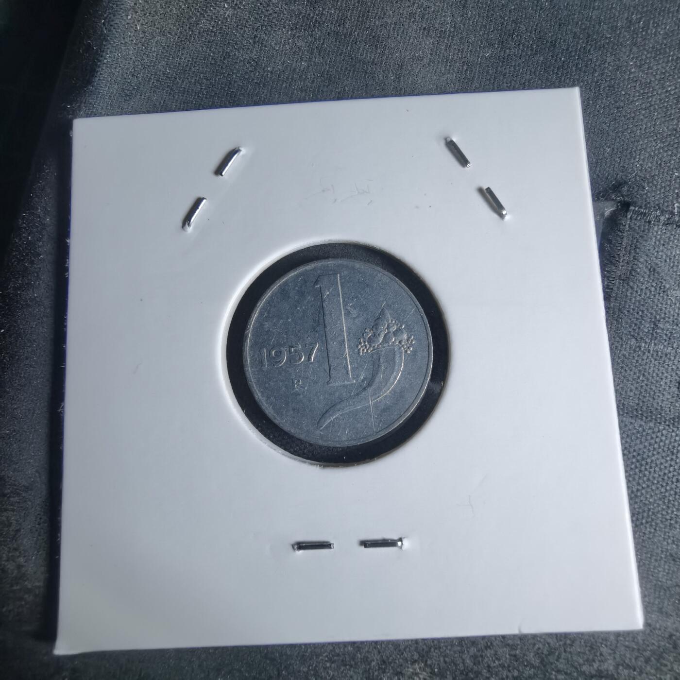 沼泽如烟--第941场 意大利1957年1里拉