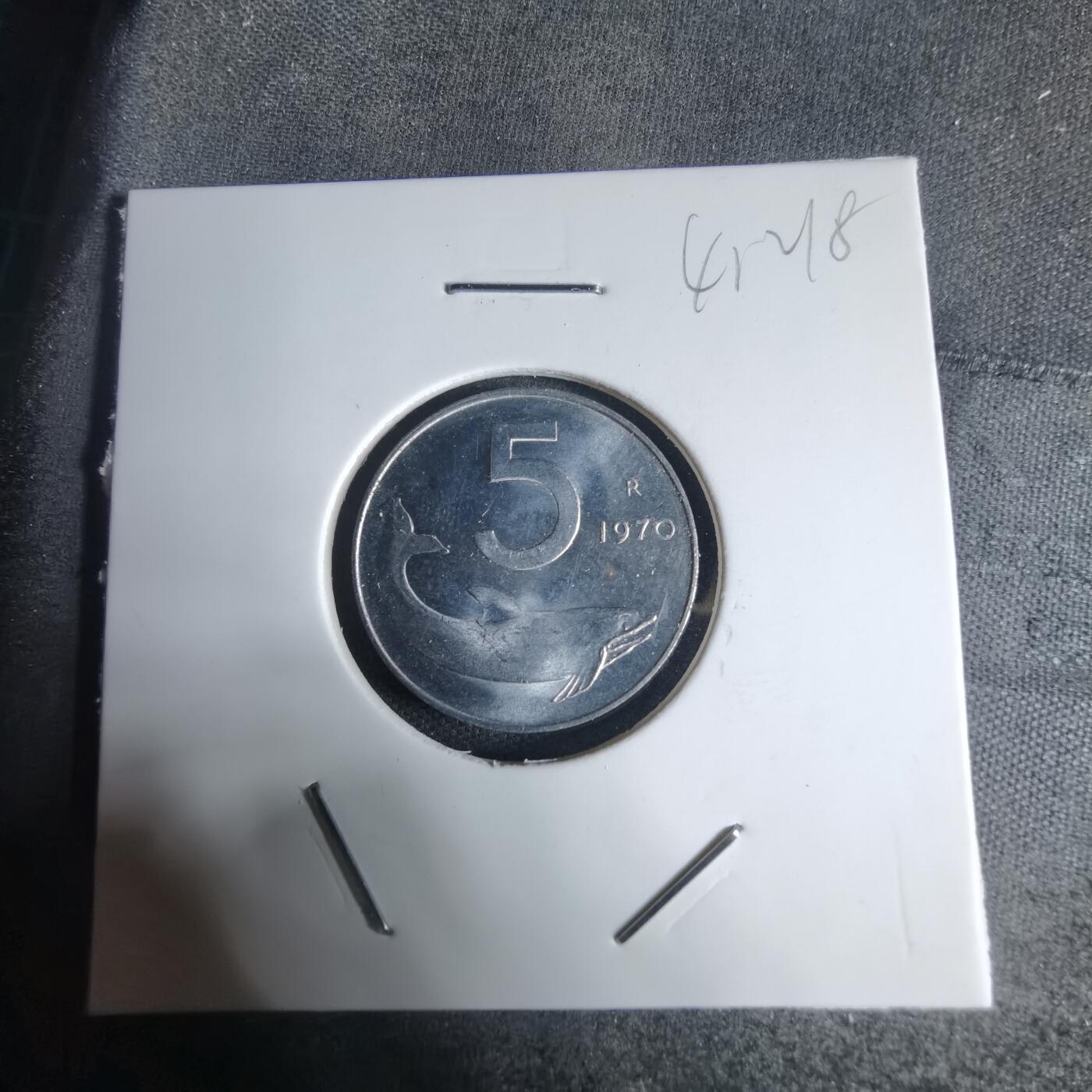 沼泽如烟--第941场 意大利1970年5里拉