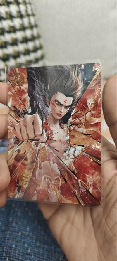 秋原瞳的小店第三十期（卡游三国凑套必备，众多大卡位，总有一个适合你） - 卡游哪吒bp哪吒，光刻效果