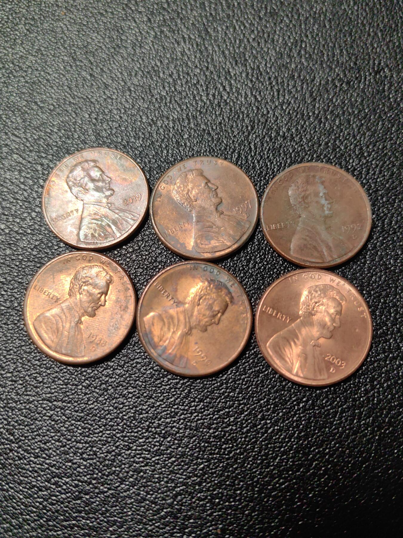 靖甫拍卖第十三场 美分六枚