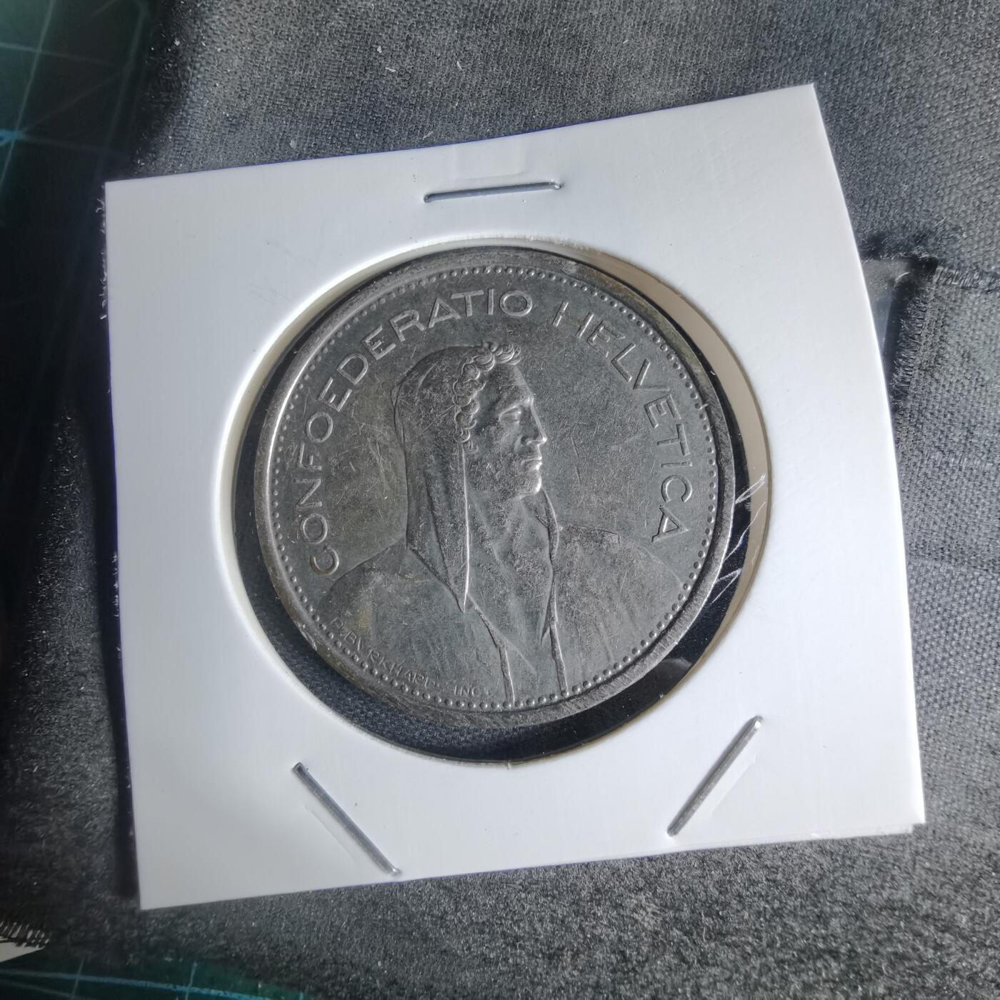 沼泽如烟--第941场 瑞士1975年5法郎