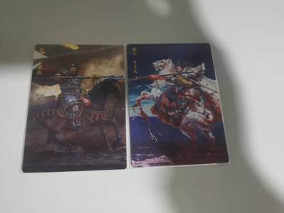 光影卡牌第27期，各家亲签，各家套卡，持续收拍品 - 卡德曼三国，张飞＋赵云，粗闪限编
