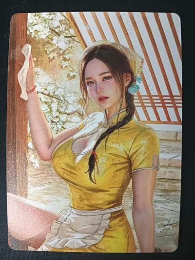 花开卡拍第53期（12月28号周日截拍，品控勿拍!!!拍品不寄存，运费5元，自制卡难免瑕疵，可能存在轻微撞角爆边等出厂瑕疵，品控介意勿拍！） - 燎原 风花雪月 秋 大头卡1张