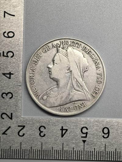 小驴勋章奖章收藏12月20日周六晚六点拍卖（珍爱和平，收藏战争，铭记历史，勿忘国耻，忠党爱国。有偿代拍，送拍规则在简介最后，参拍须阅读规则后再参拍，关系到运费包装发货时效真假辨别等关键信息，拍卖时不再发原图，看大图店主微信码在拍卖店铺介绍里） - 英国1899年马剑银币，流通品相。