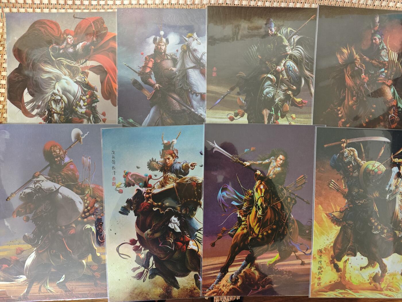 开心玩卡，快乐生活(第五期) 2023 承匠 替天行道 A4大卡 八骠骑 彩闪