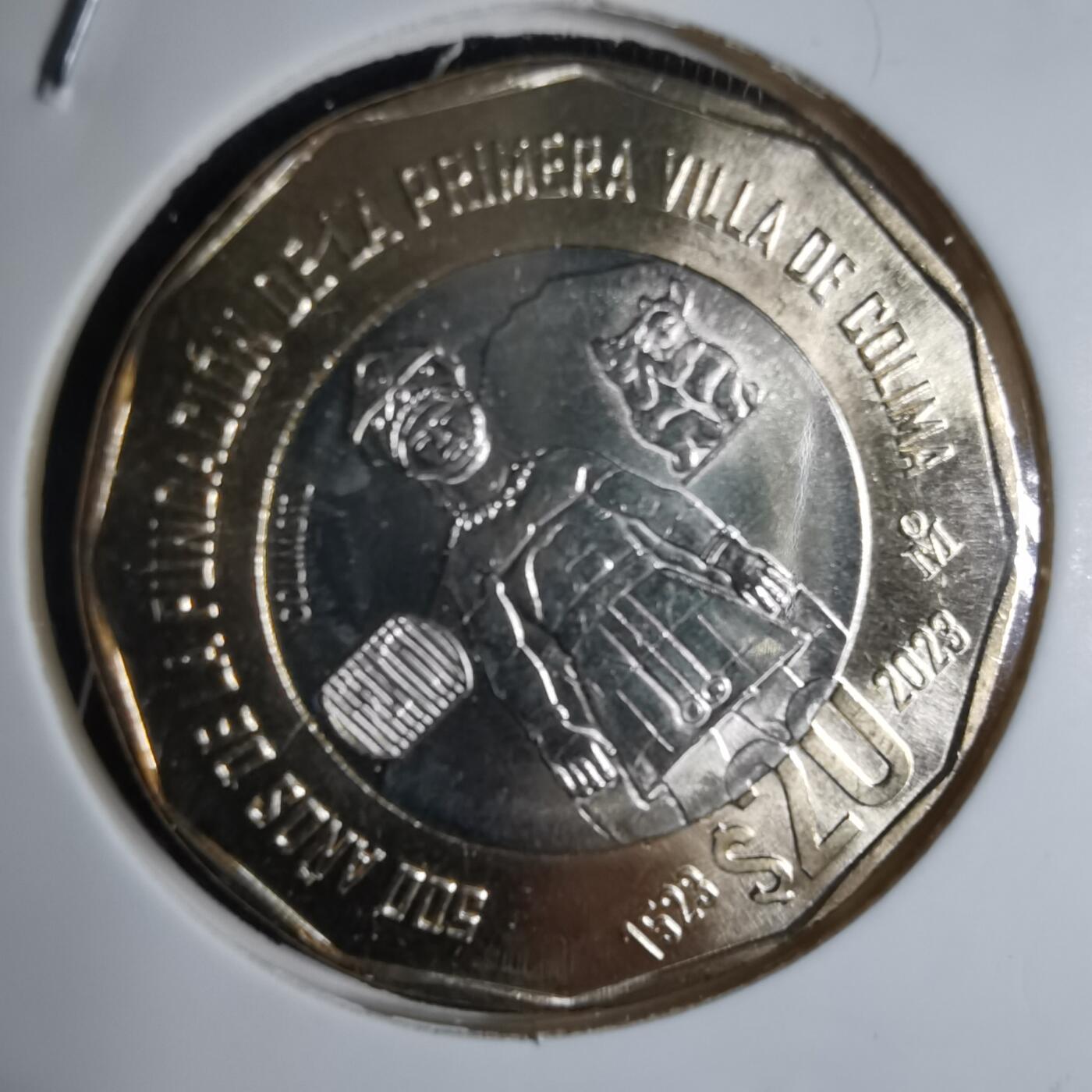 沼泽如烟--第941场 墨西哥2023年20比索纪念币