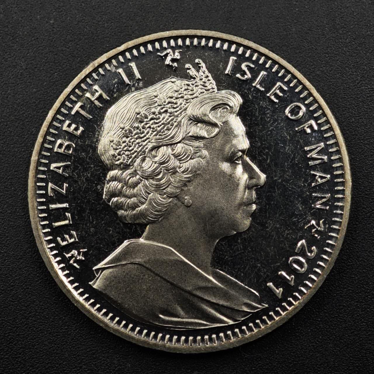 【淘币小摊】实时拍第八百三十三拍   散币场   满百包邮可预留二周 每周一统一发货   马恩岛2011年彼得兔兔年1克朗纪念币