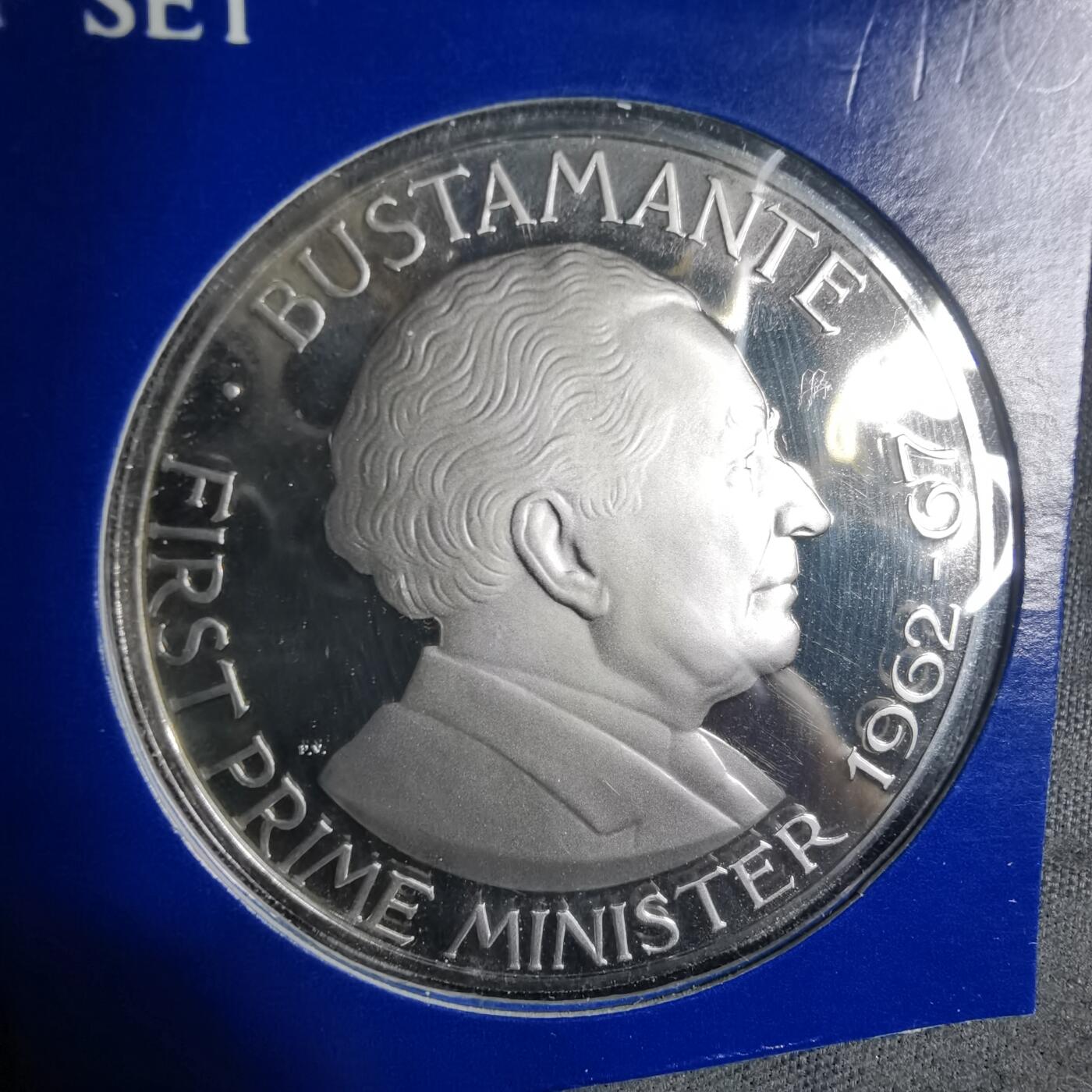 沼泽如烟--第941场 牙买加1976年一元精制币