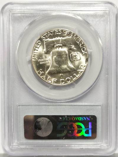 博洋堂世界钱币拍卖第154期（全场包邮） PCGS MS64 美国1956年富兰克林半美元银币