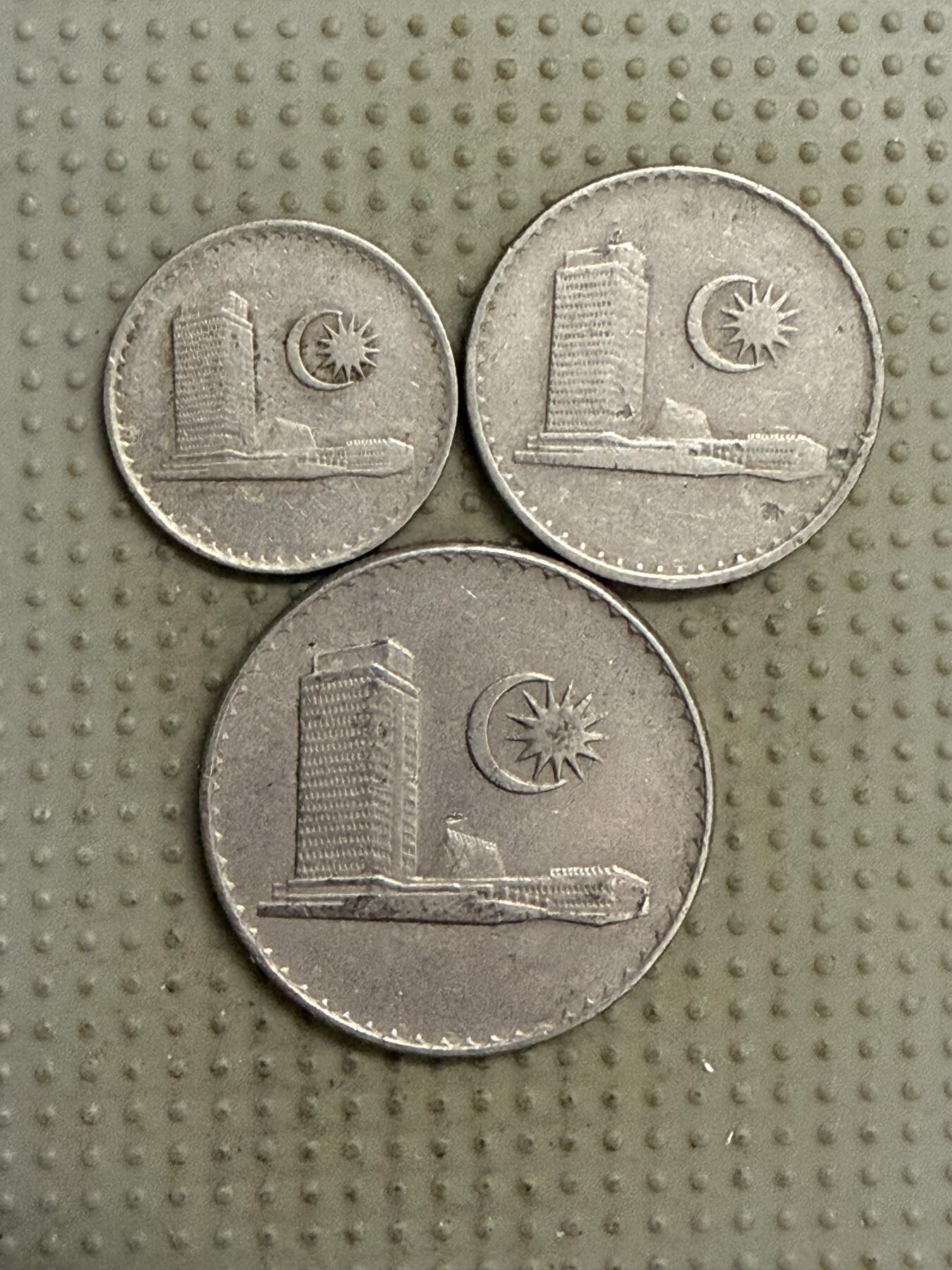 2025年第141场各国散币拍卖（总第141场） 马来西亚1973年3枚