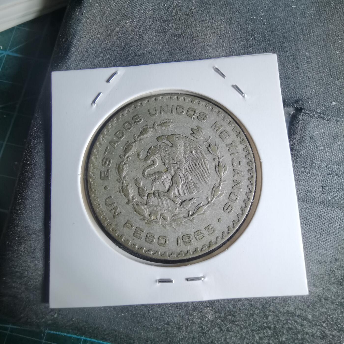 沼泽如烟--第941场 墨西哥1963年1比索银币低银