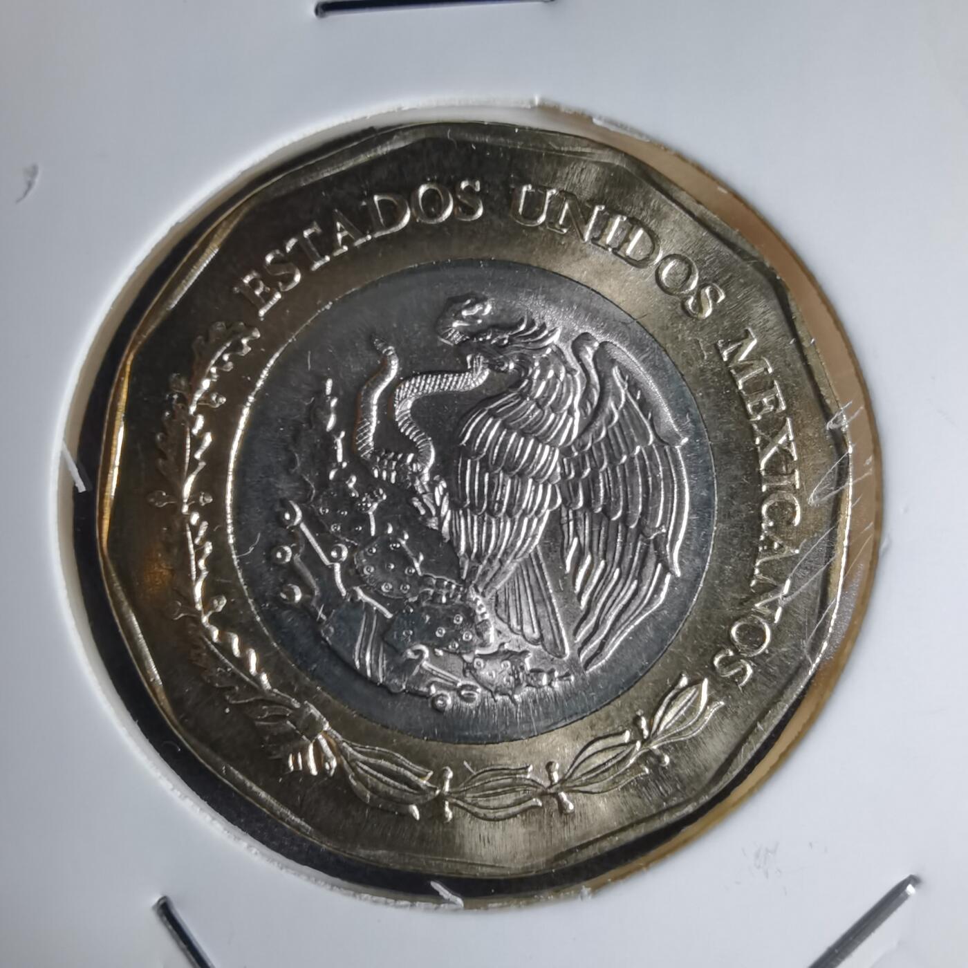 沼泽如烟--第941场 墨西哥2023年20比索纪念币