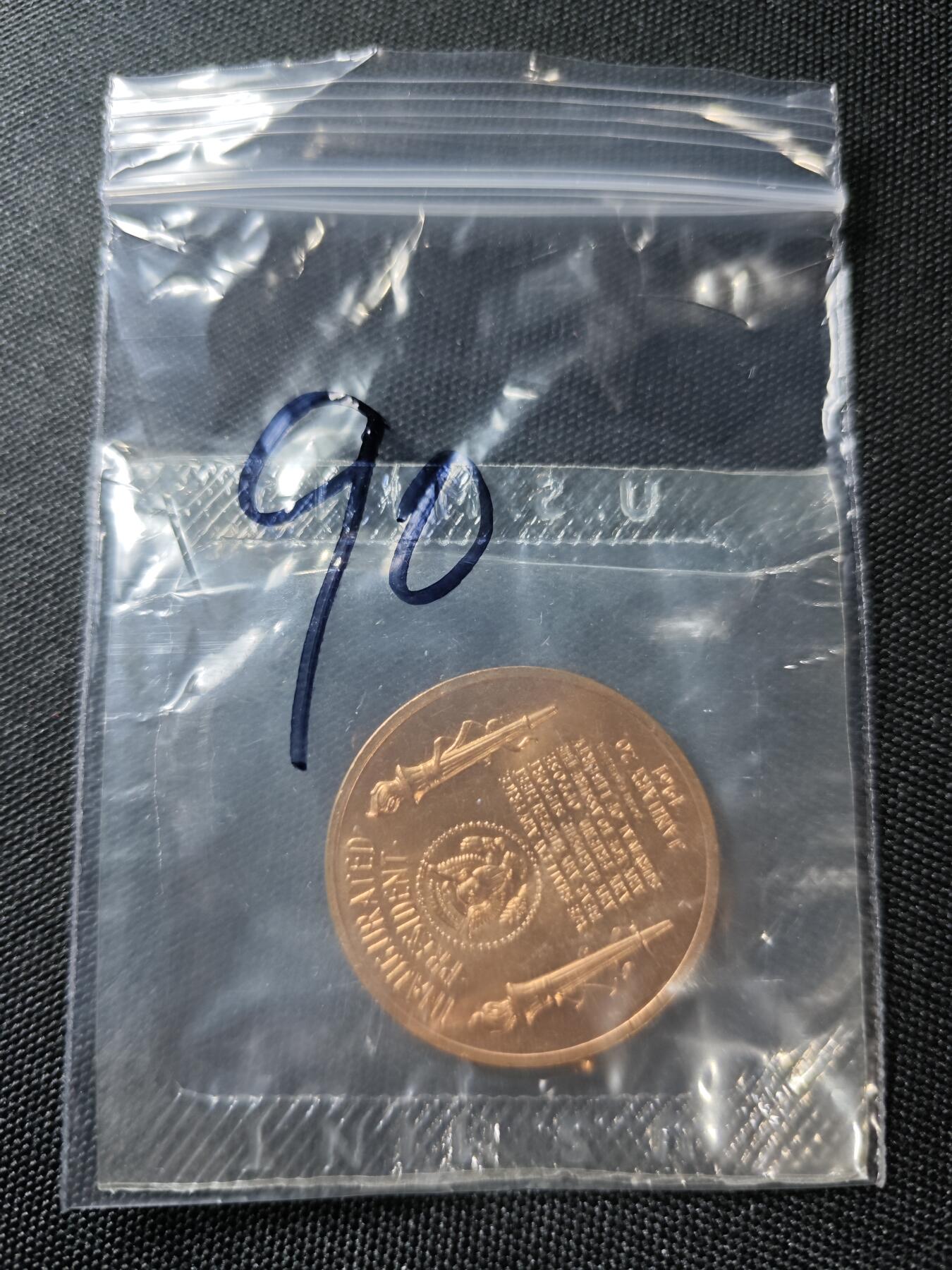 KK钱币收藏小铺 《套币 好品/批量散币专场》  2月预留时间 周末发货  美国 总统纪念章 塑封未开