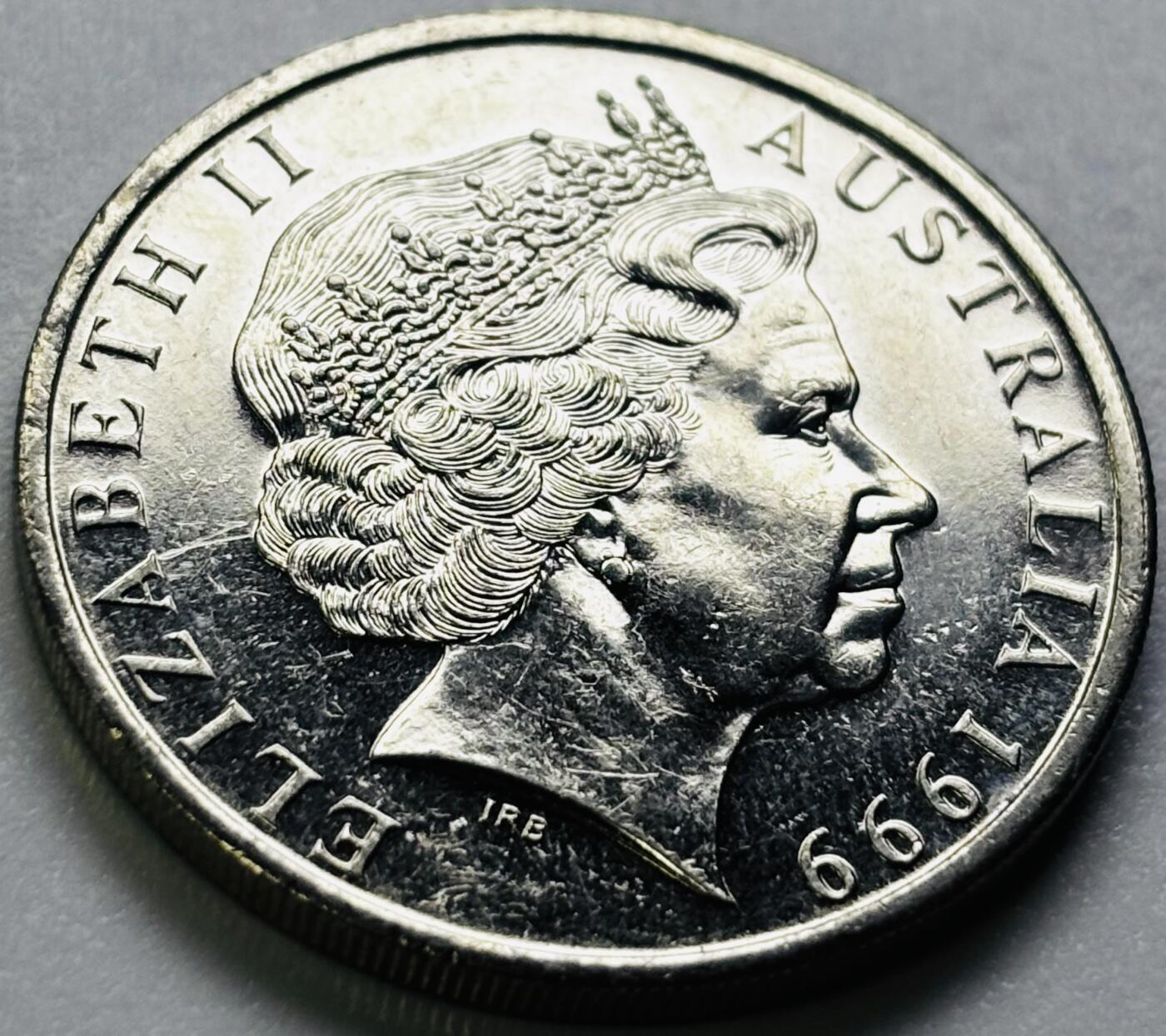 文馨钱币收藏第 286 场，圣诞节专场【 长期接收代拍品低至 0 佣金】 原光好品1999 年澳大利亚鸭嘴兽 20 分