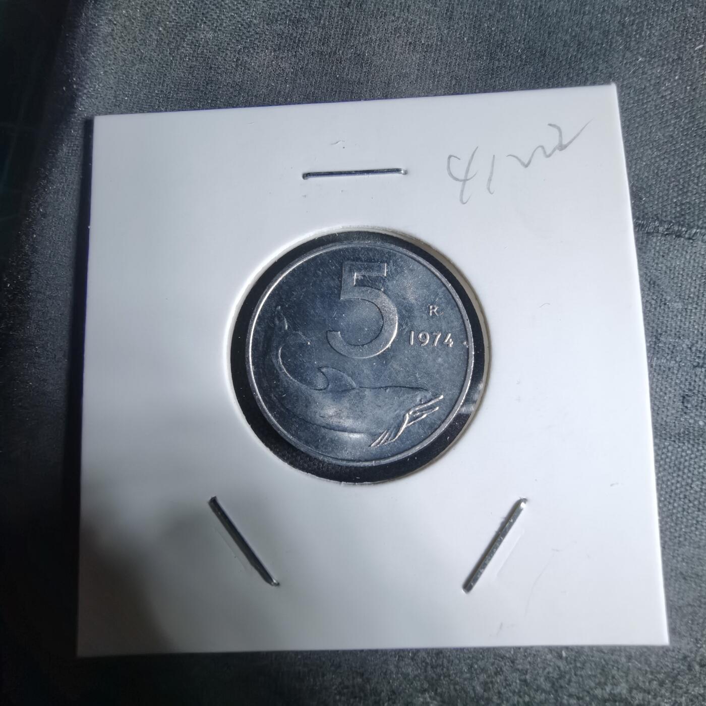 沼泽如烟--第941场 意大利1974年5里拉