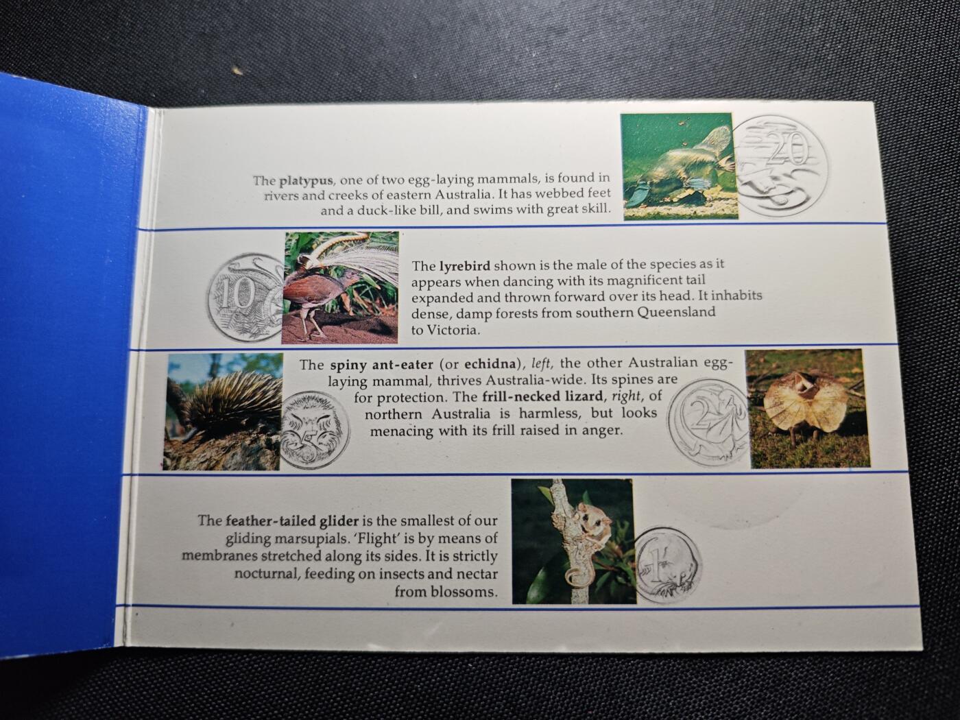 KK钱币收藏小铺 《套币 好品/批量散币专场》  2月预留时间 周末发货  1984澳大利亚大小面值清年一套