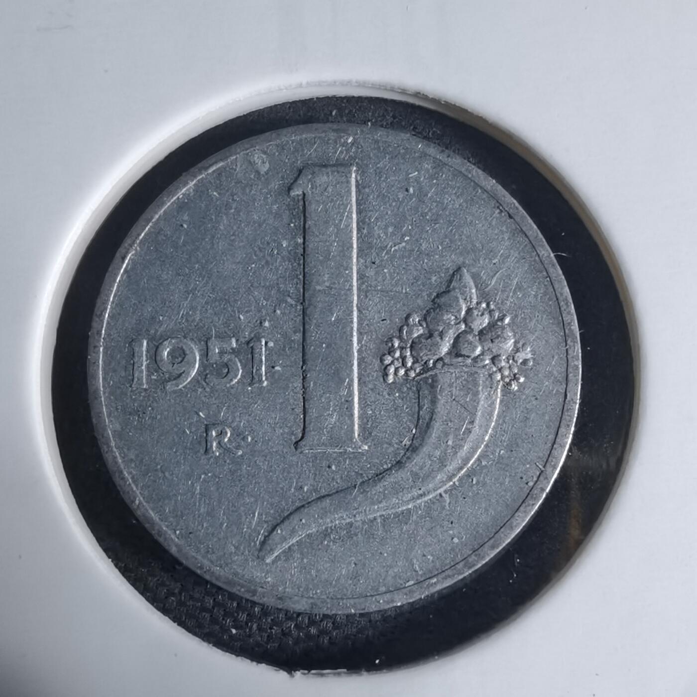 沼泽如烟--第941场 意大利1951年1里拉