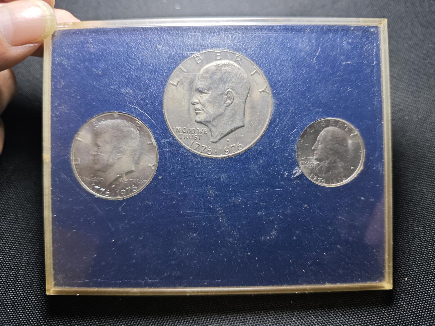 KK钱币收藏小铺 《套币 好品/批量散币专场》  2月预留时间 周末发货  美国建国200周年纪念套币