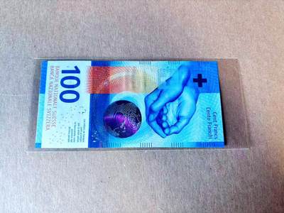 【Blue Auction】世界纸币精拍第765期——18级TOP拍卖/信誉/品质/专业/高效💫 - 【无47】瑞士 2018年100法郎 全新UNC