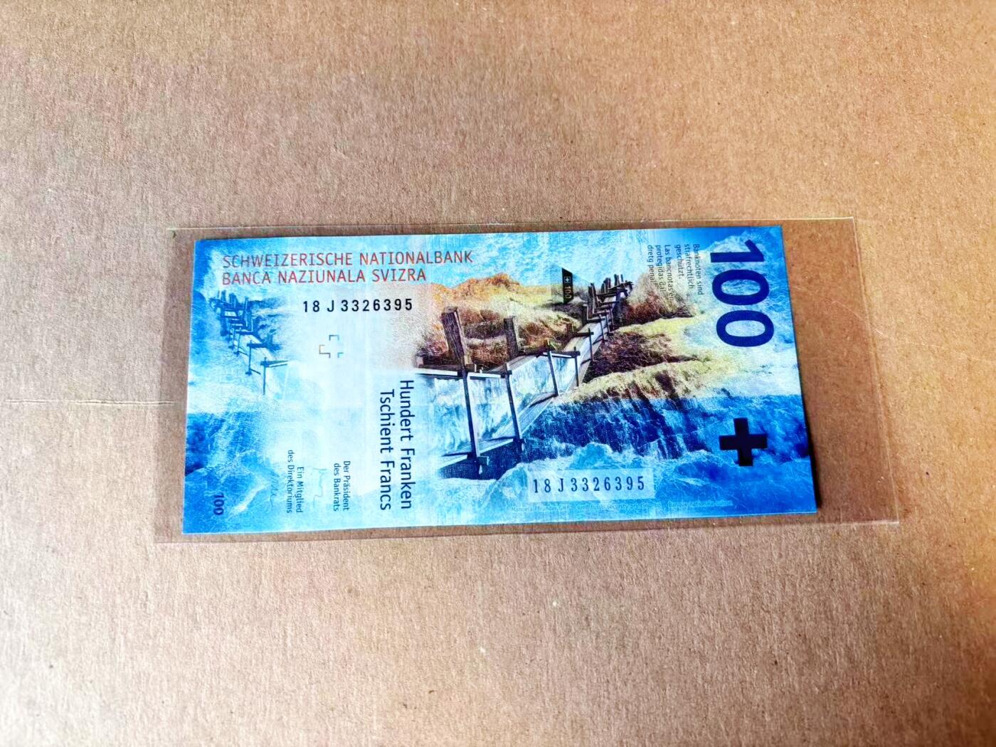 【Blue Auction】世界纸币精拍第765期——18级TOP拍卖/信誉/品质/专业/高效💫 【无47】瑞士 2018年100法郎 全新UNC