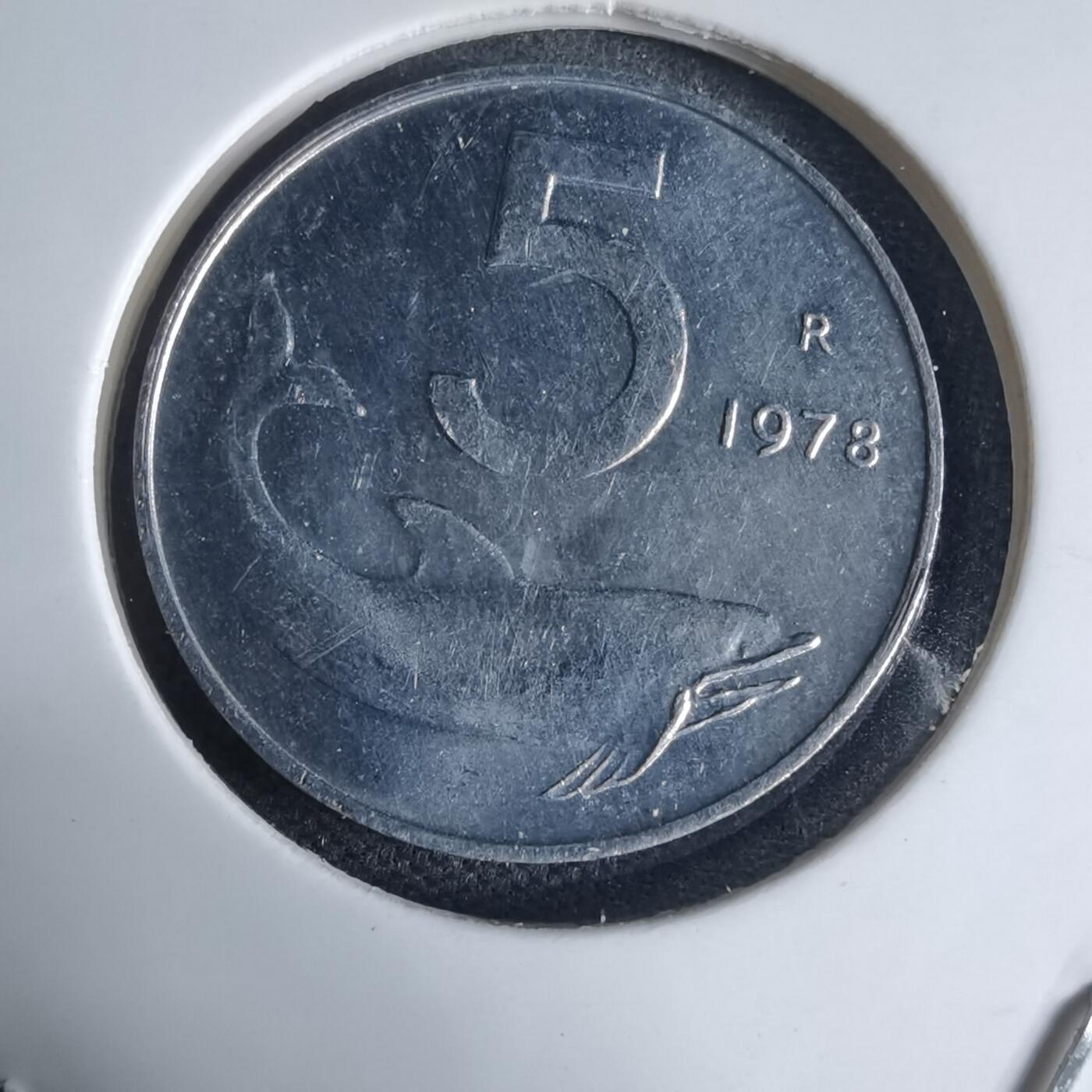 沼泽如烟--第941场 意大利1978年5里拉