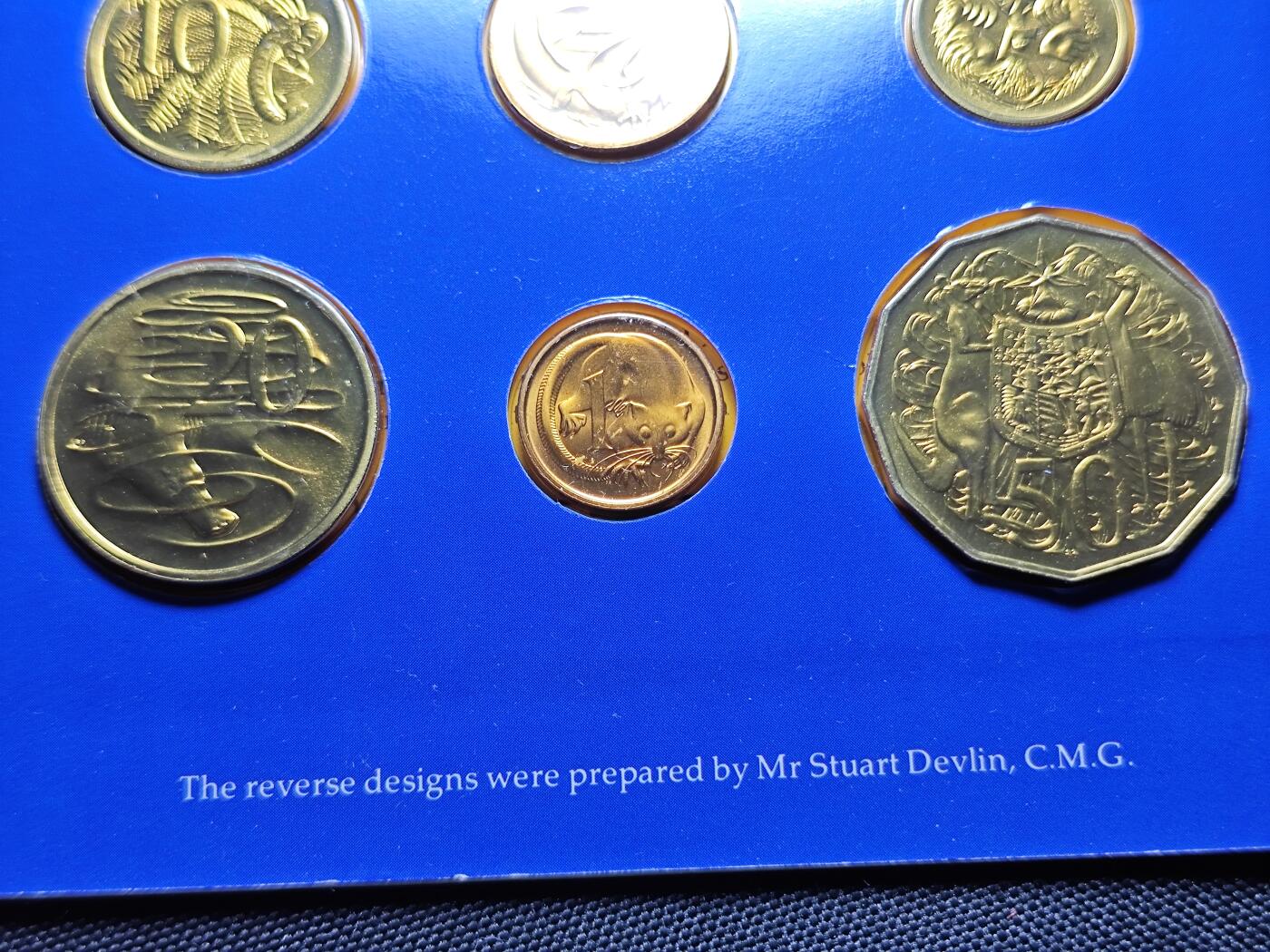 KK钱币收藏小铺 《套币 好品/批量散币专场》  2月预留时间 周末发货  1984澳大利亚大小面值清年一套