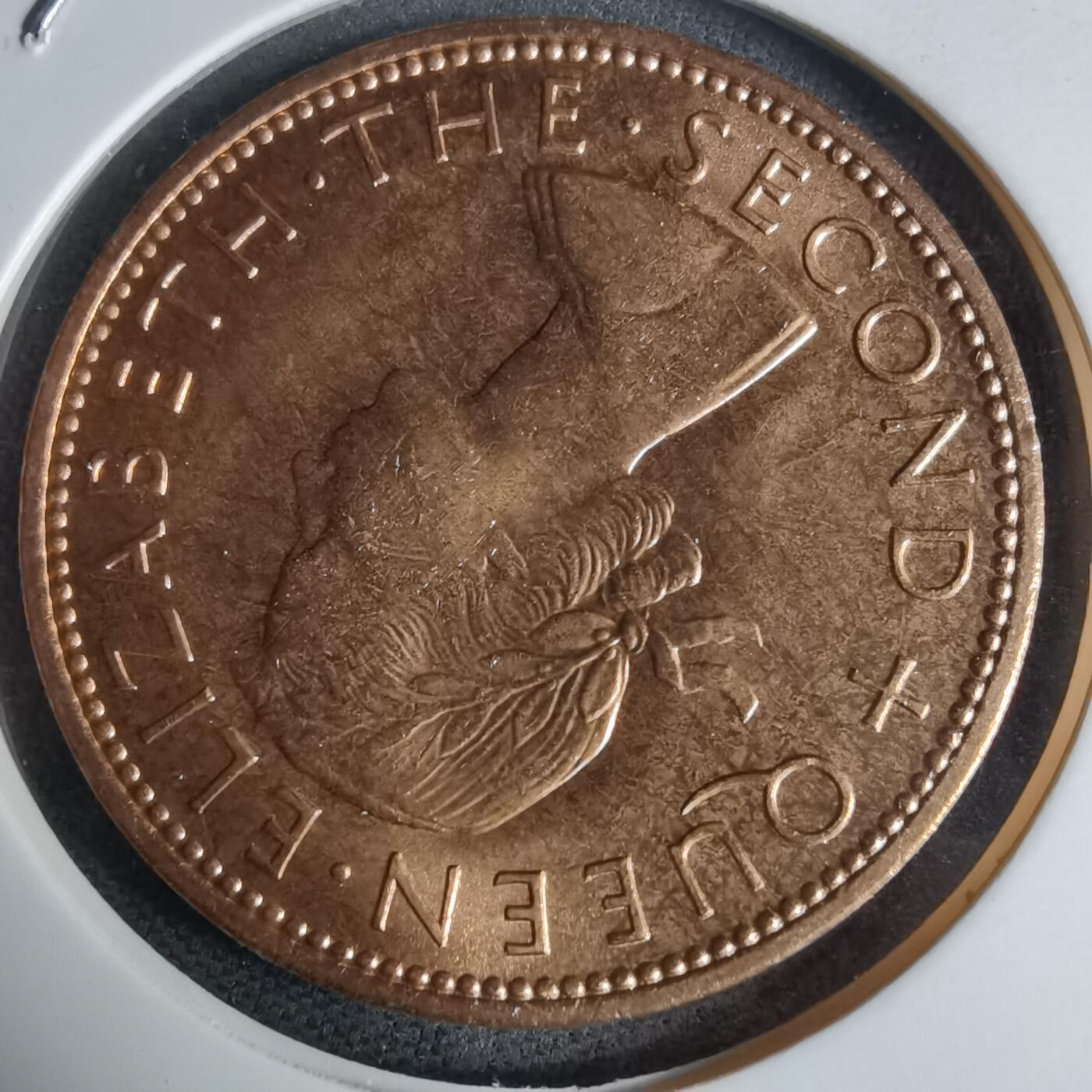 沼泽如烟--第941场 新西兰1965年1便士