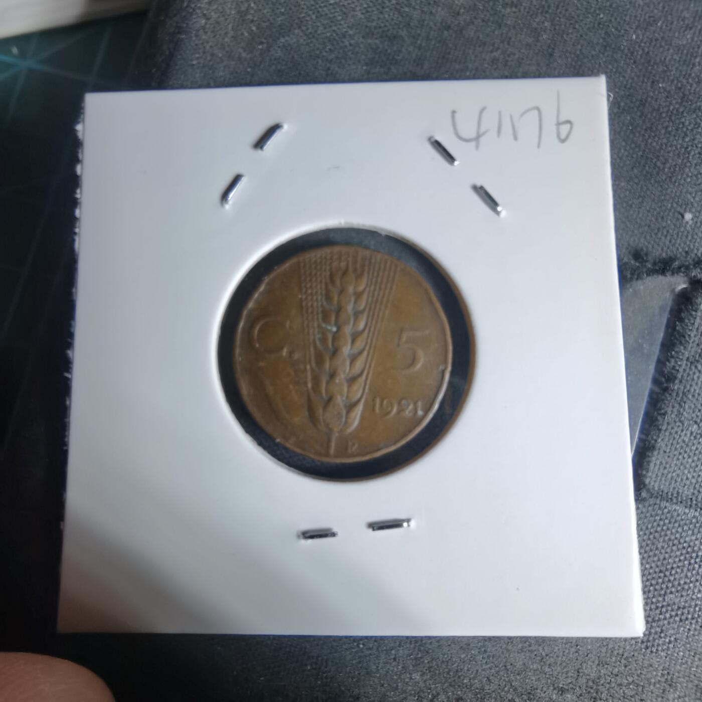 沼泽如烟--第941场 意大利1921年五分