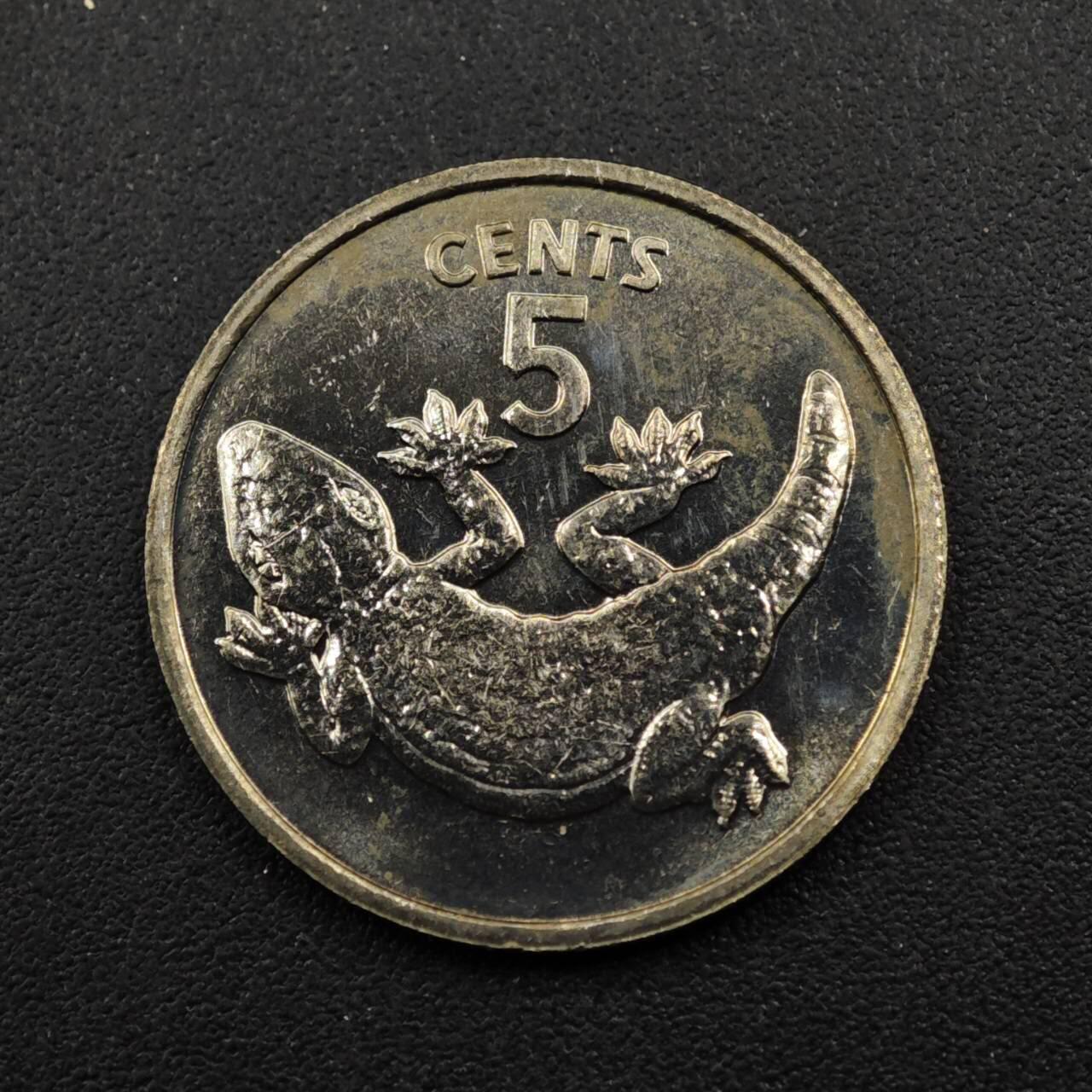 【淘币小摊】实时拍第八百三十三拍   散币场   满百包邮可预留二周 每周一统一发货   基里巴斯1979年蝾螈5分镍币