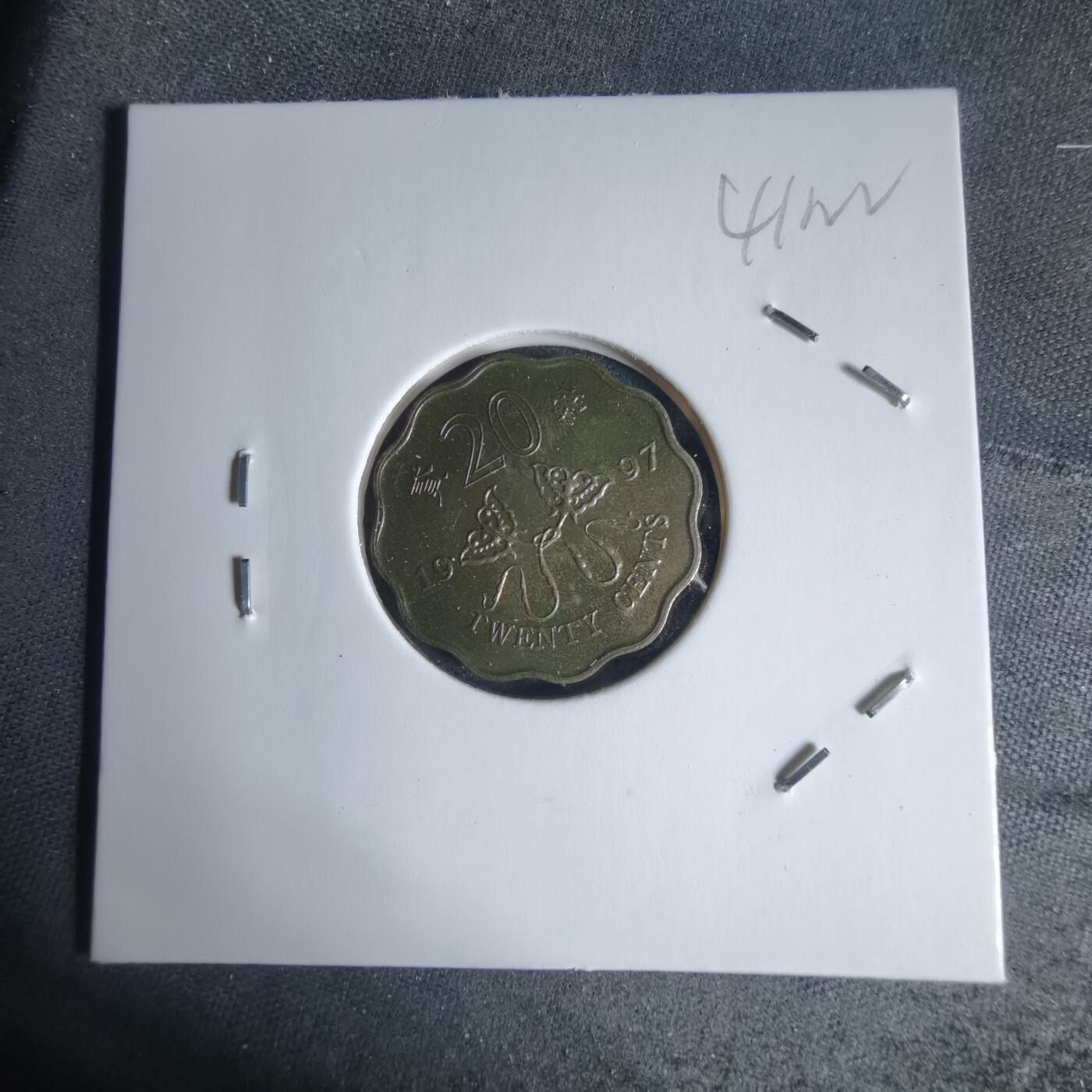 沼泽如烟--第941场 香港回归1997年二毫纪念币