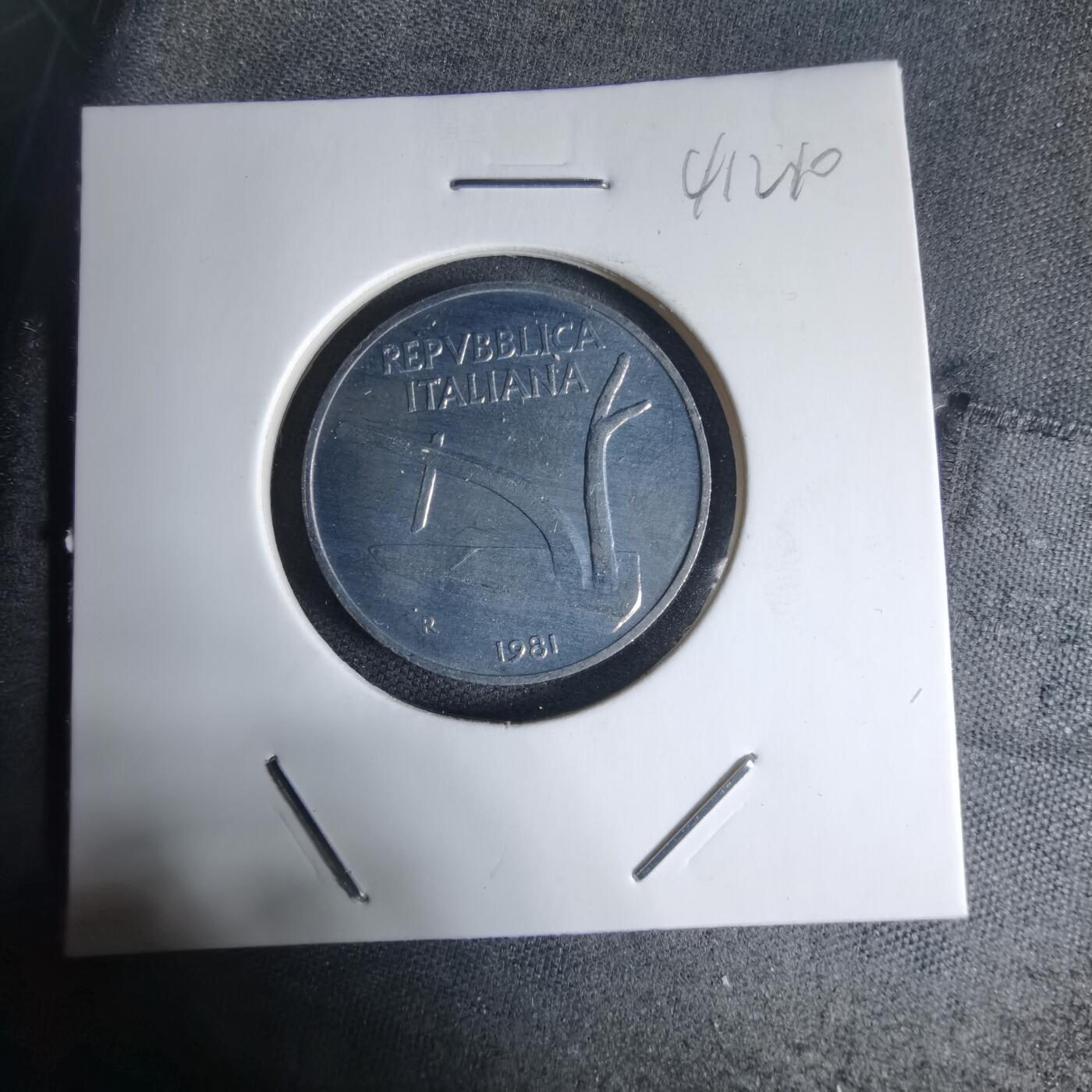 沼泽如烟--第941场 意大利1981年10里拉