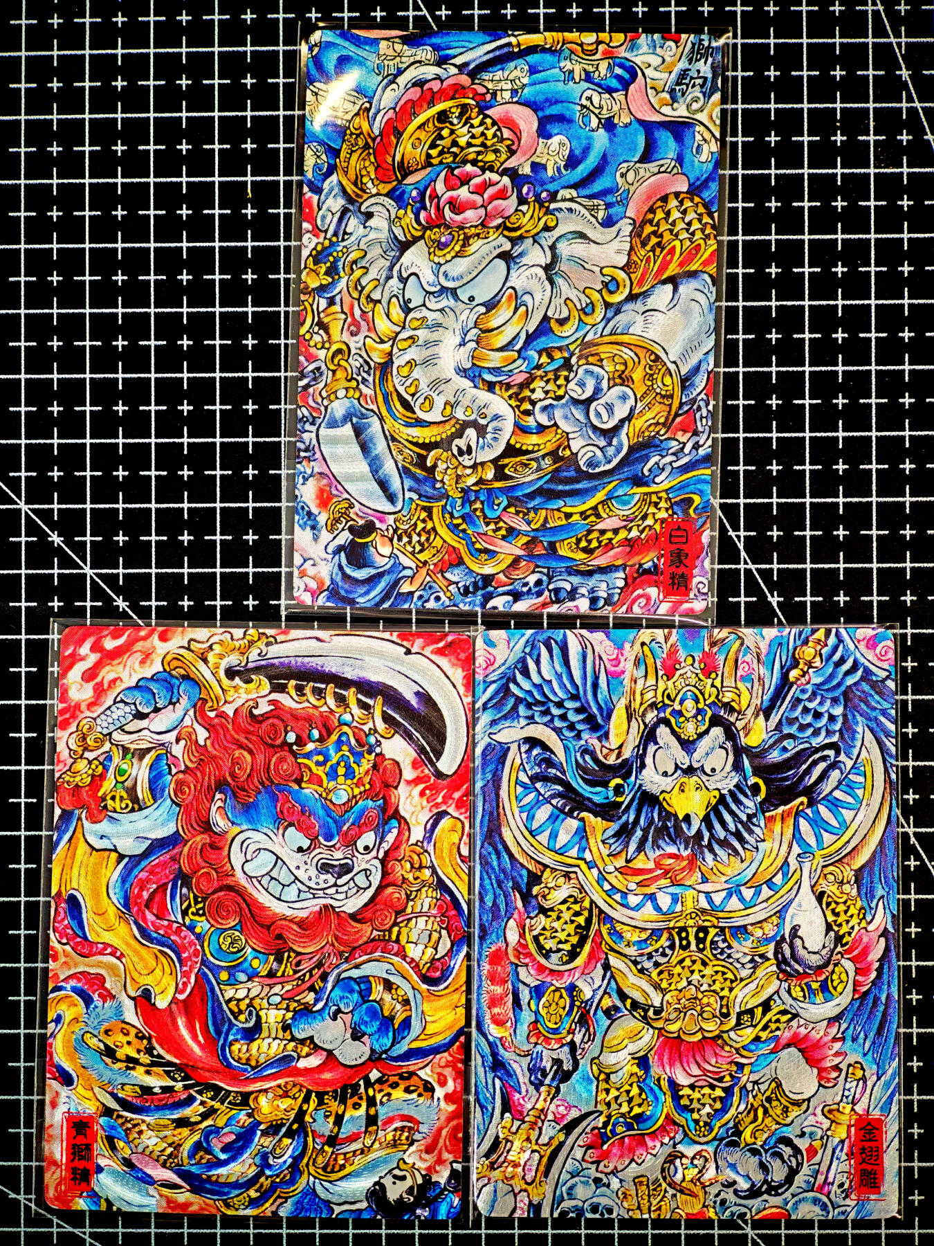 琦卡当当铺～第26期★★各种小漏~支持寄存★★~【9点40结束】扫码加群抽[包邮券]~ 奇点卡牌 盲包卡 粗闪 小钻风日记  3张