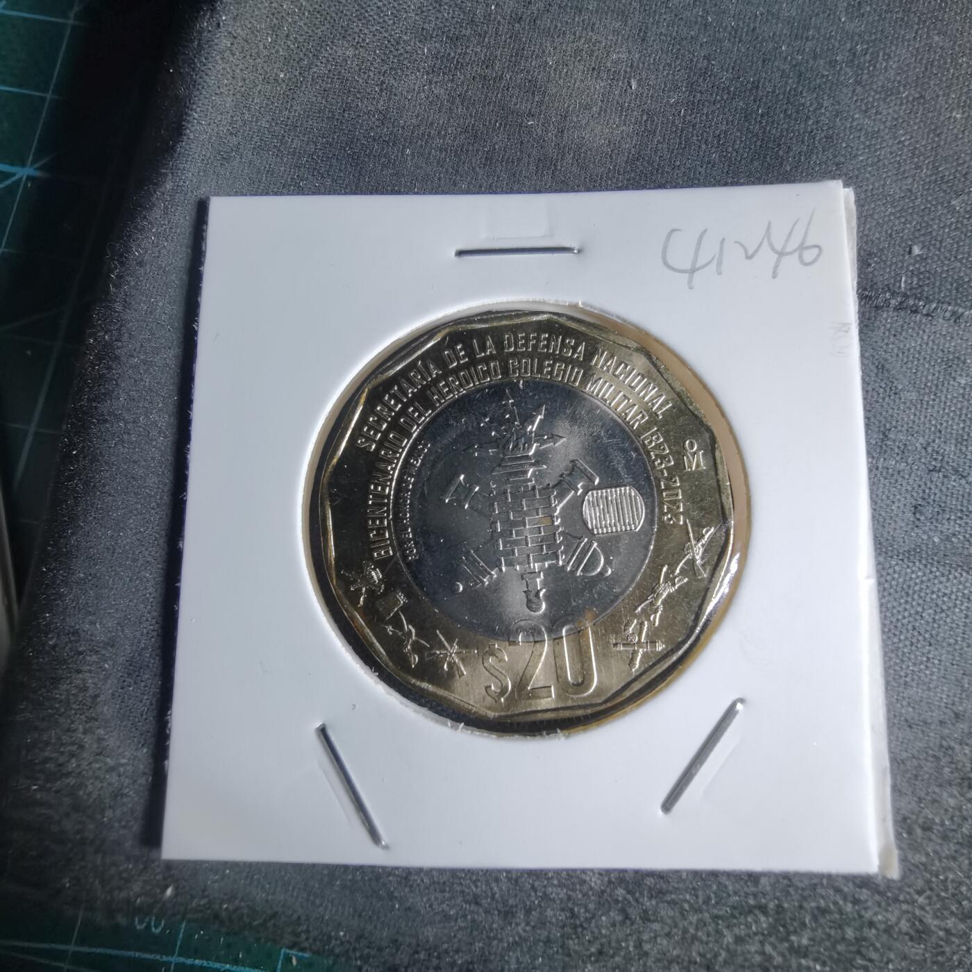 沼泽如烟--第941场 墨西哥2023年20比索纪念币