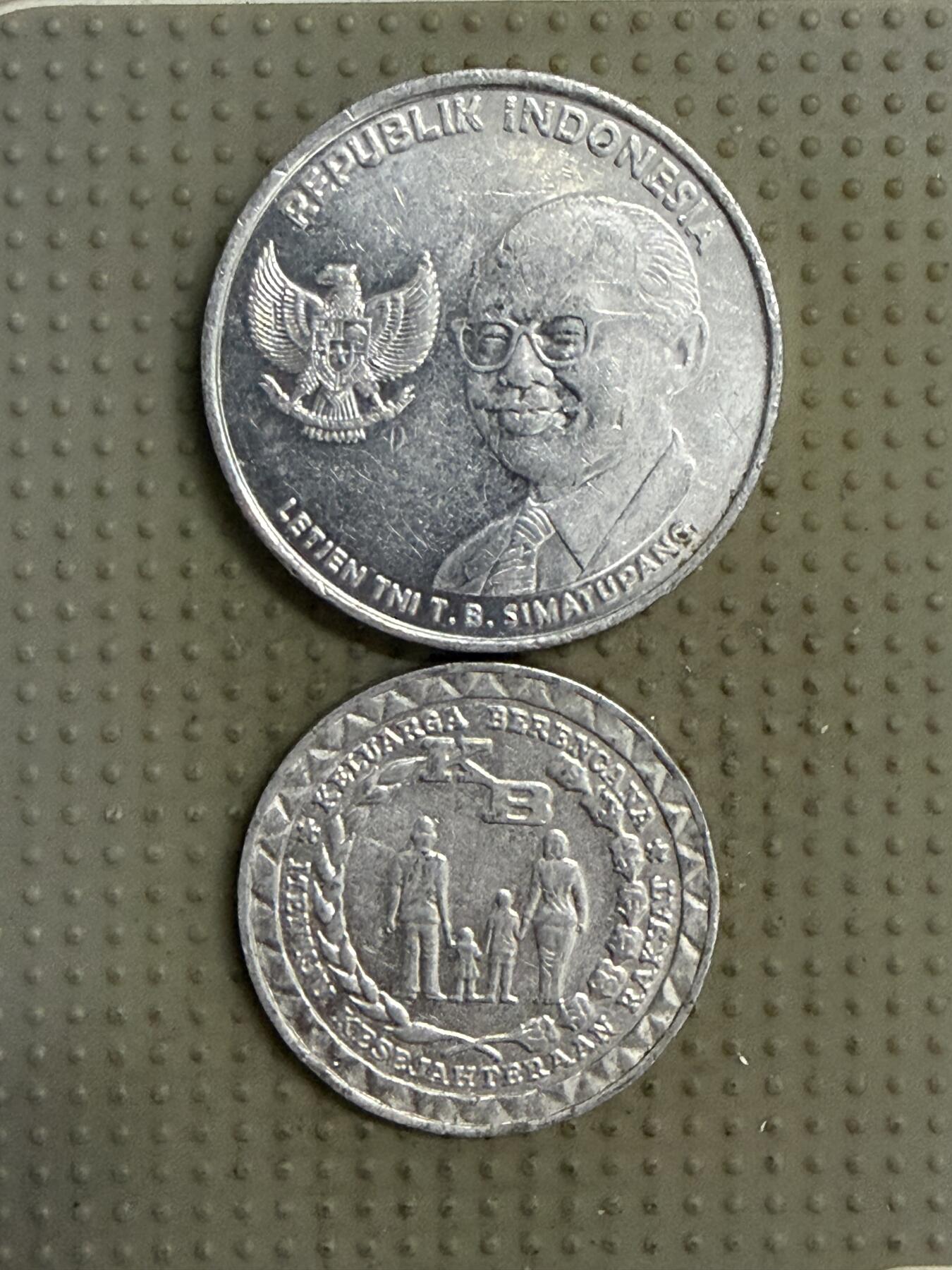 2025年第141场各国散币拍卖（总第141场） 印度尼西亚铝币2枚