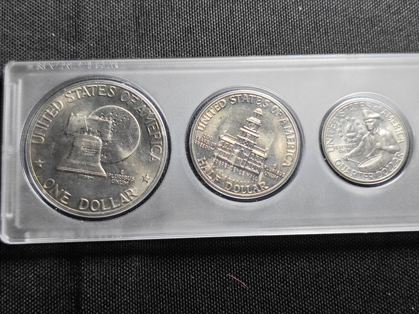 KK钱币收藏小铺 《套币 好品/批量散币专场》  2月预留时间 周末发货  美国建国200周年纪念套币