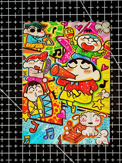 琦卡当当铺～第26期★★各种小漏~支持寄存★★~【9点40结束】扫码加群抽[包邮券]~ - 奇点卡牌 盲包卡 粗闪 蜡笔小新  1张