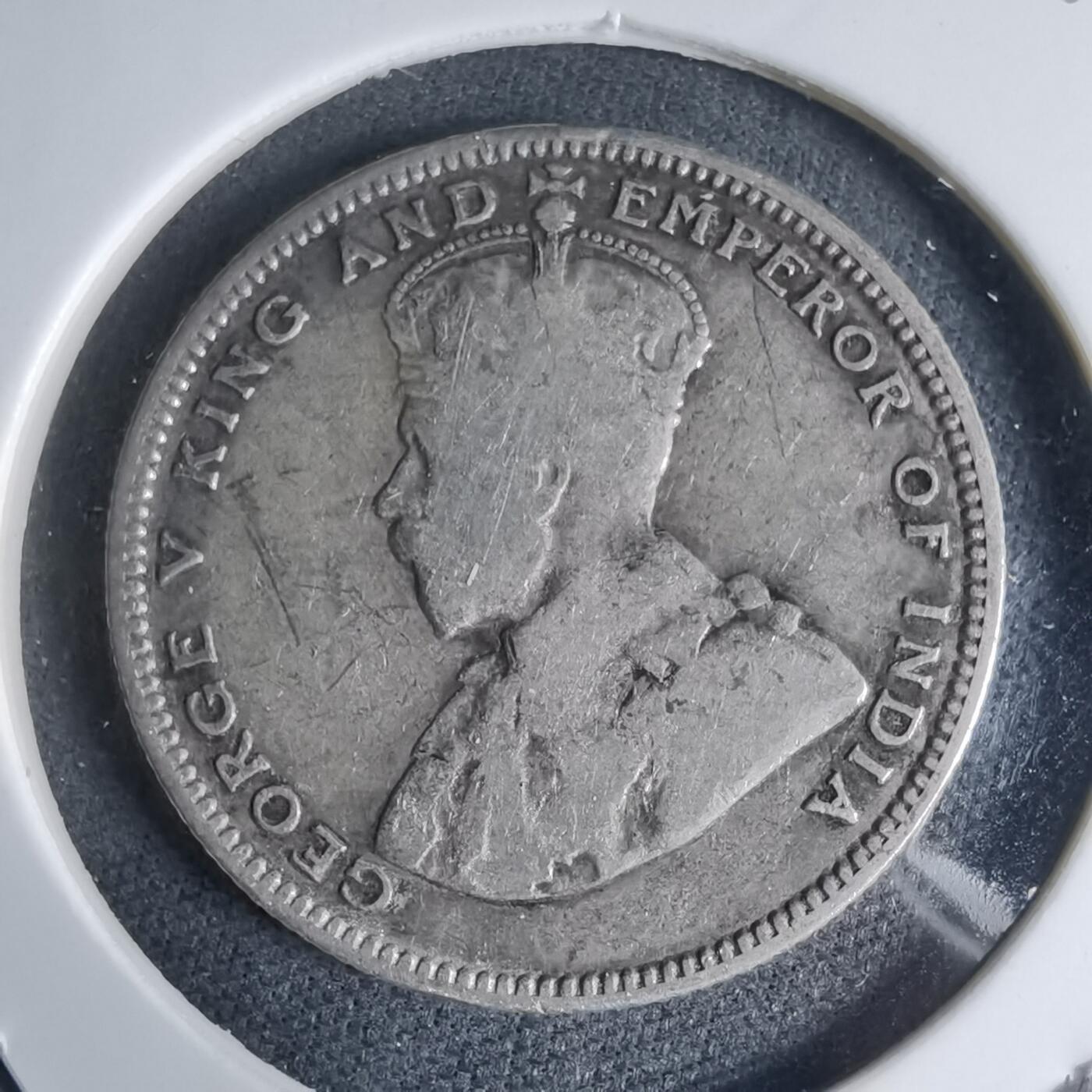 沼泽如烟--第941场 英属海峡1926年20分银币