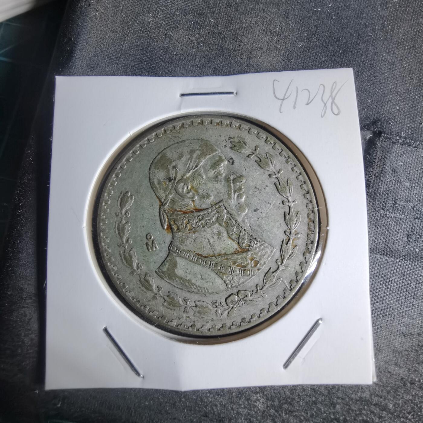 沼泽如烟--第941场 墨西哥1963年1比索银币低银