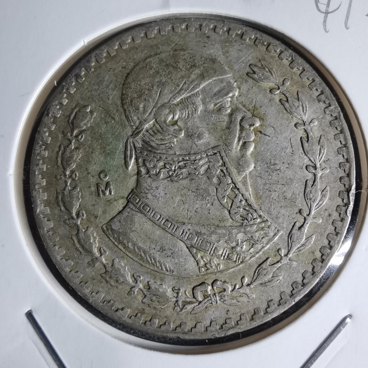 沼泽如烟--第941场 墨西哥1962年1比索银币低银