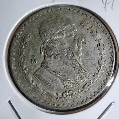 沼泽如烟--第941场 - 墨西哥1962年1比索银币低银