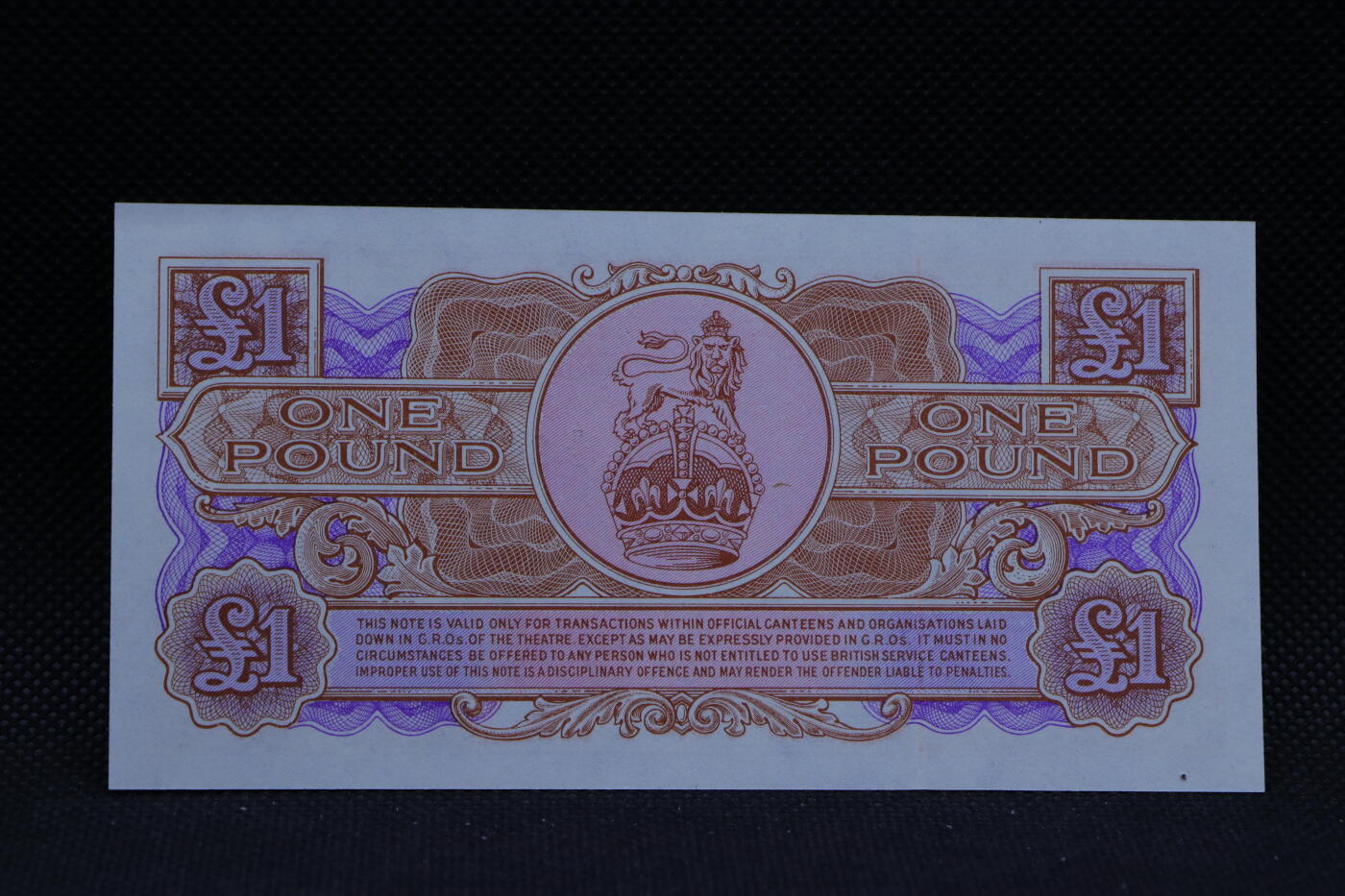 【淘币小摊】限时拍第八百三十四拍  纸币场  满百包邮可预留两周  周一统一发货    英国1镑军票