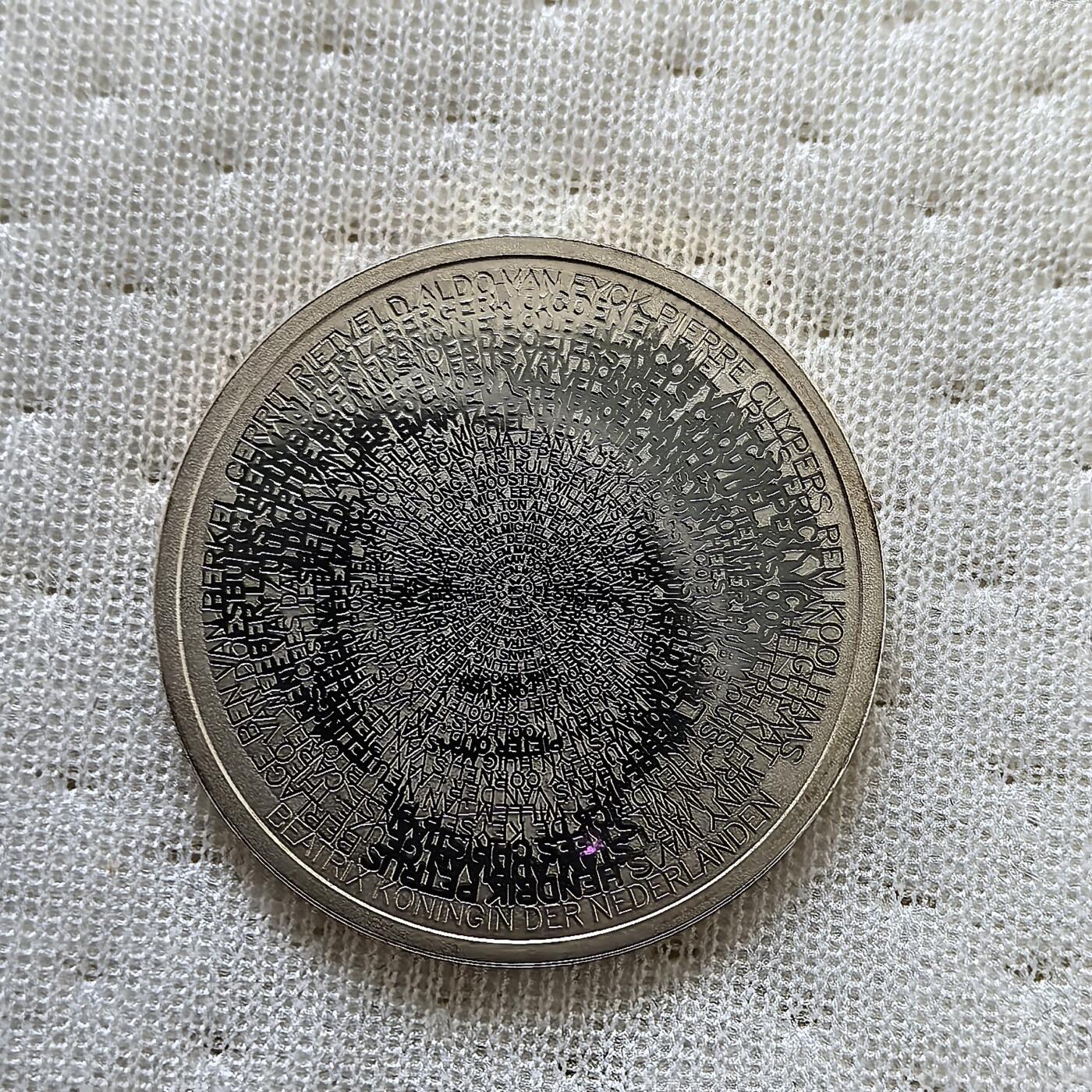 道一币馆币章第一百六十场 欧洲之星 荷兰2008年荷兰建筑学5欧元精制银币  11.9g 925S