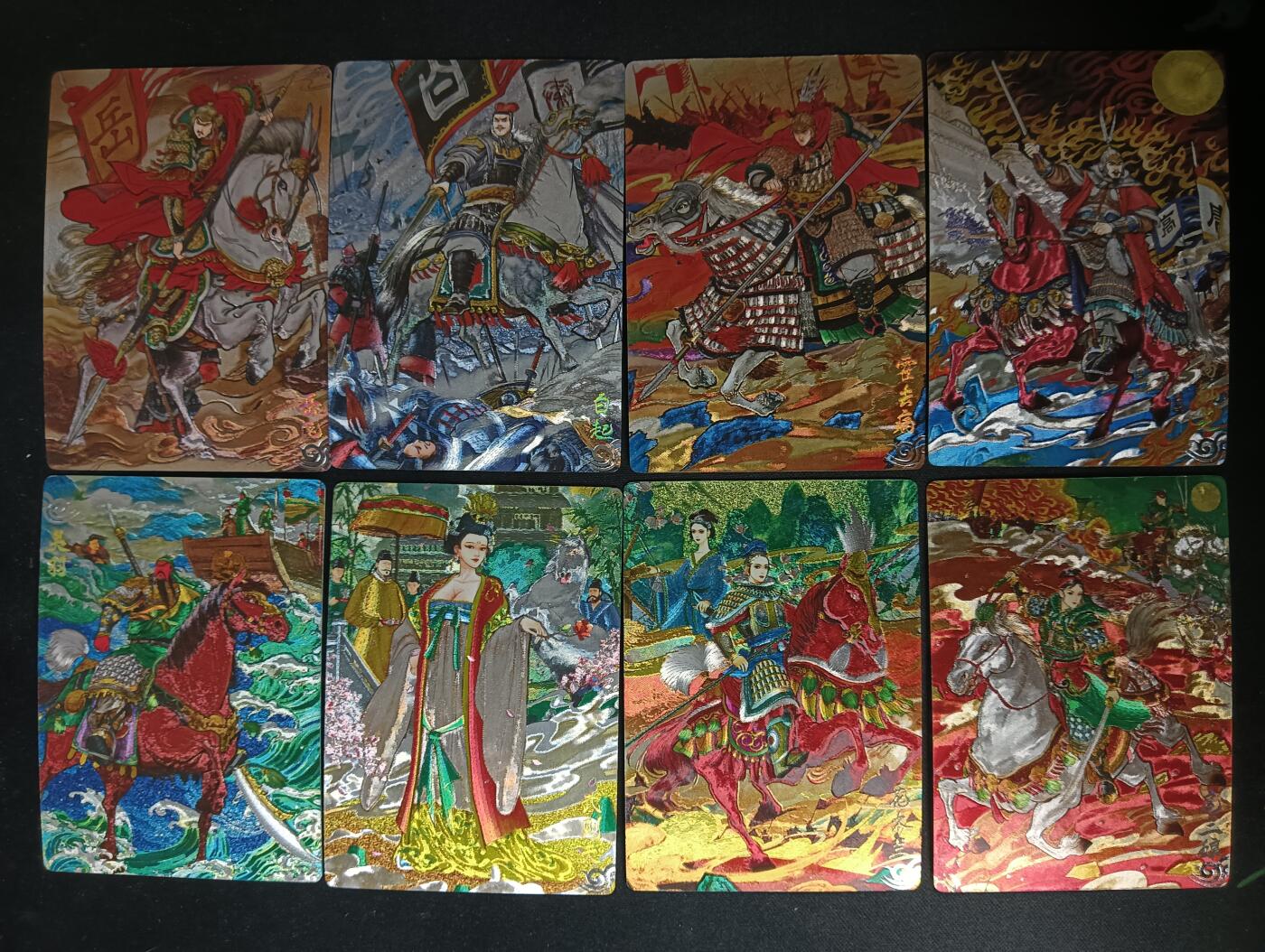 花开卡拍第53期（12月28号周日截拍，品控勿拍!!!拍品不寄存，运费5元，自制卡难免瑕疵，可能存在轻微撞角爆边等出厂瑕疵，品控介意勿拍！） 奇点 天下归心 双城全套作品8人物  粗闪